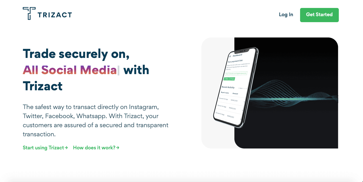 Vesicash Trizact: Bringing Trust and Transparency to Social Commerce.
